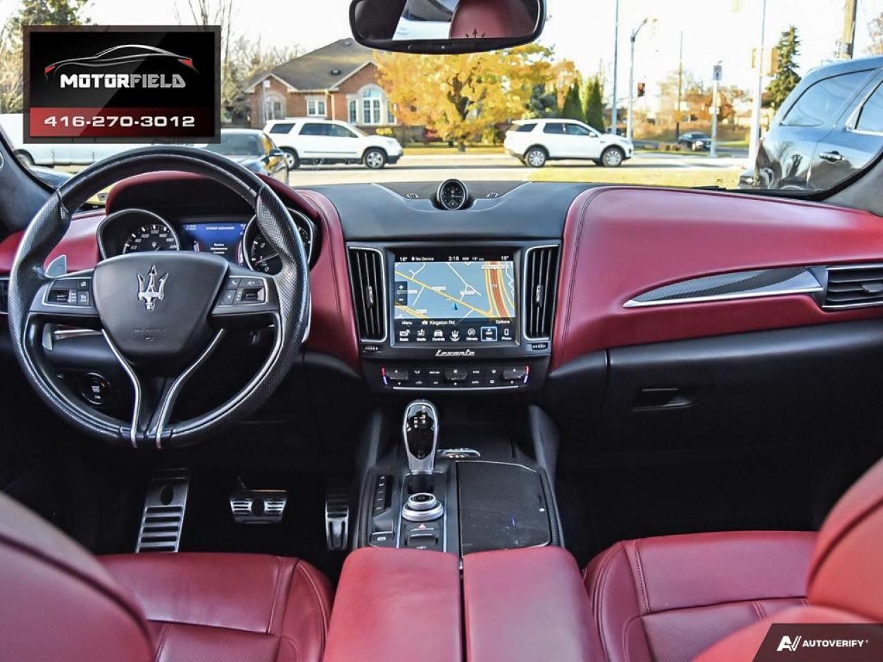 2018 Maserati Levante S GranSport AWD *Accident Free, 20" Nero Wheels, Black/Red* Photo