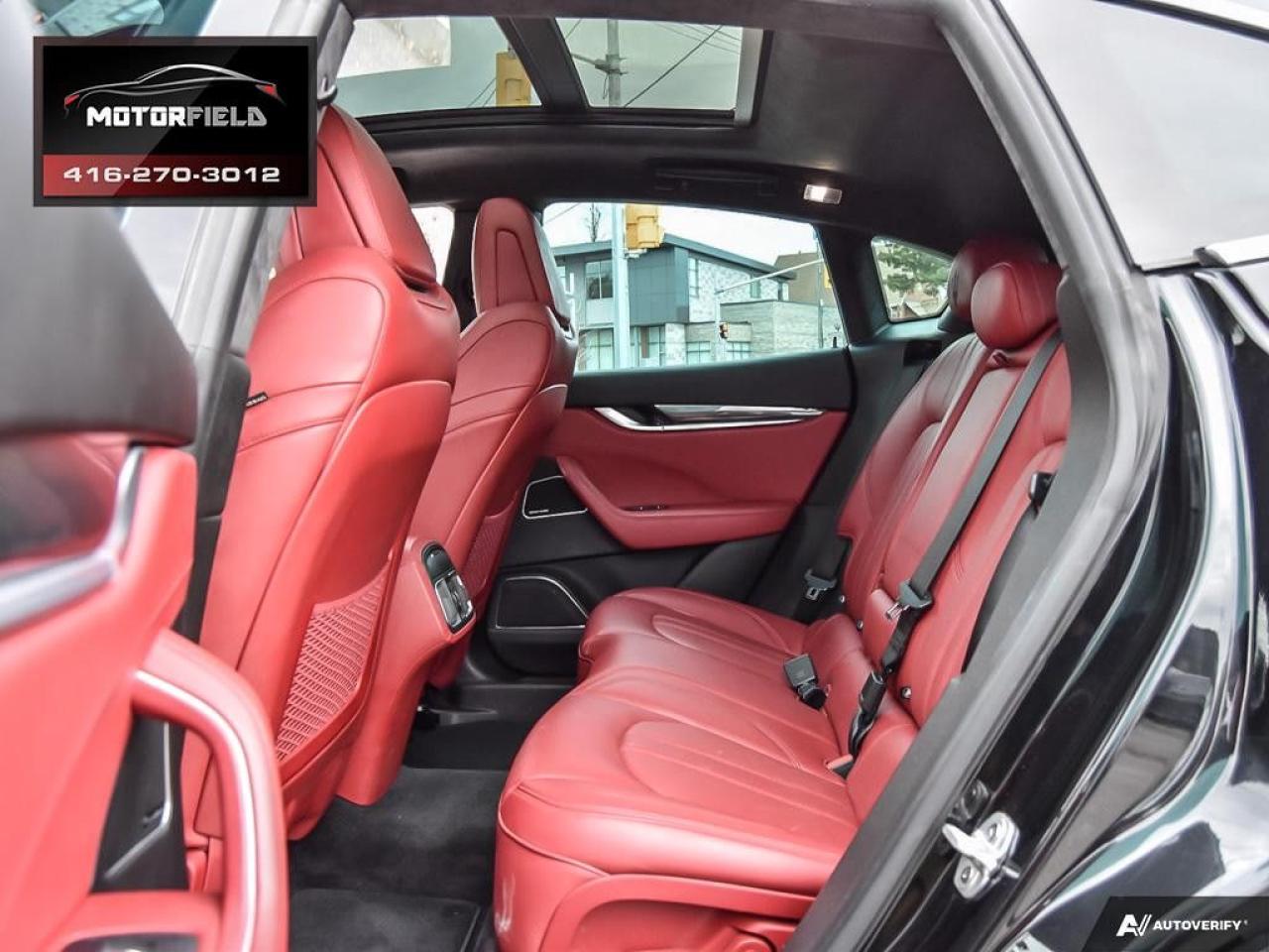 2018 Maserati Levante S GranSport AWD *Accident Free, 20" Nero Wheels, Black/Red* Photo