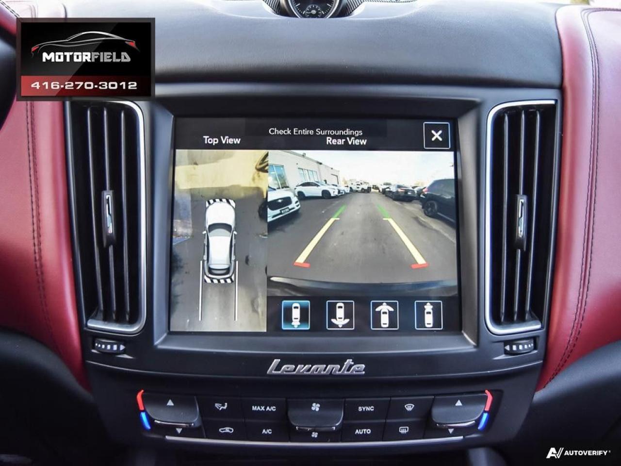 2018 Maserati Levante S GranSport AWD *Accident Free, 20" Nero Wheels, Black/Red* Photo