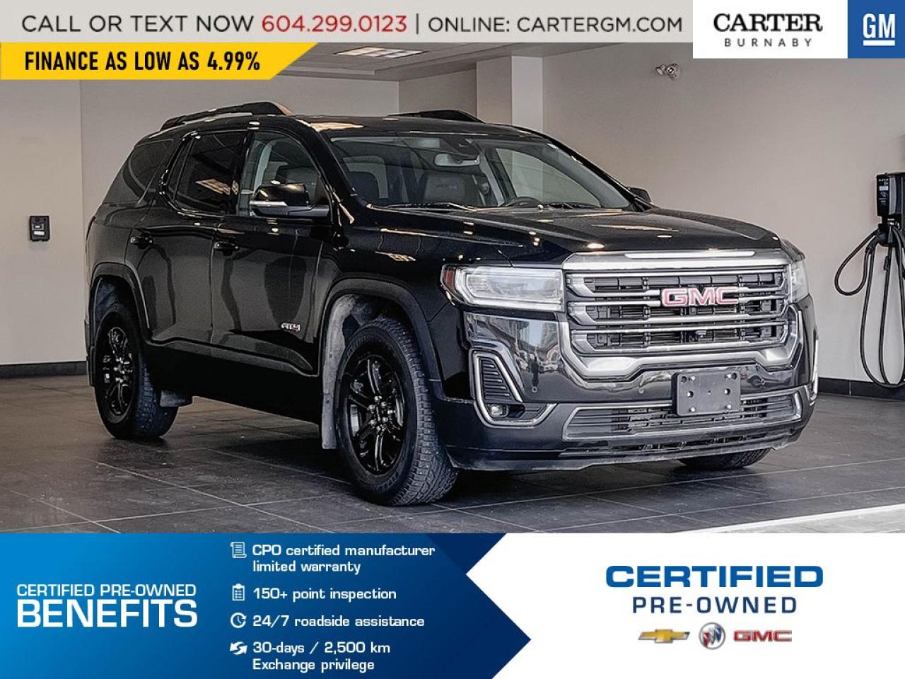 Used 2023 GMC Acadia AT4 | Alum Wheels/Heated Seats and Steering Wheel for sale in Burnaby, BC