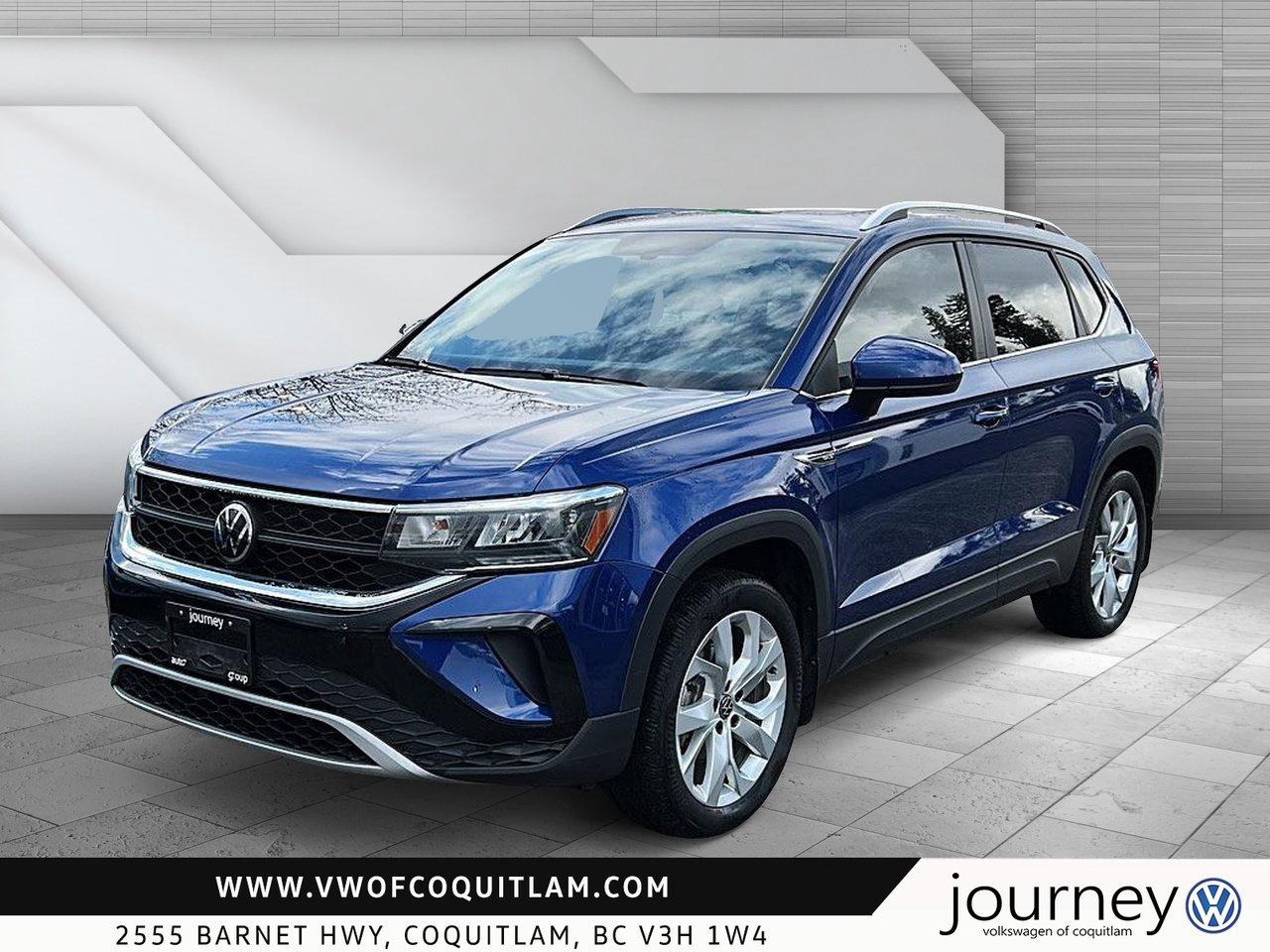 Used 2022 Volkswagen Taos Comfortline 1.5T 7sp at DSG w/ Tip 4M for sale in Coquitlam, BC