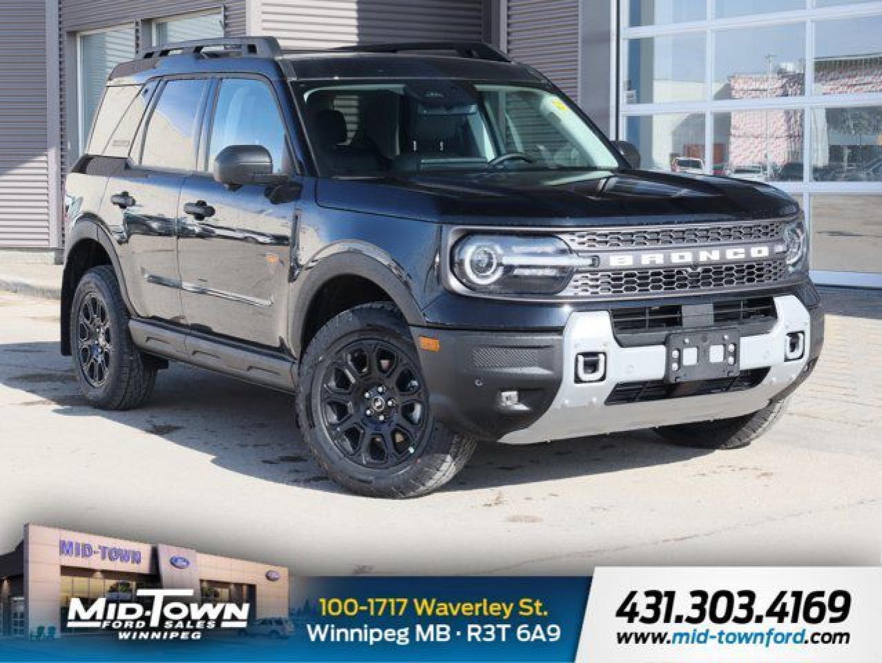 New 2025 Ford Bronco Sport Badlands | Lane Keep Assist | G.O.A.T Modes for sale in Winnipeg, MB