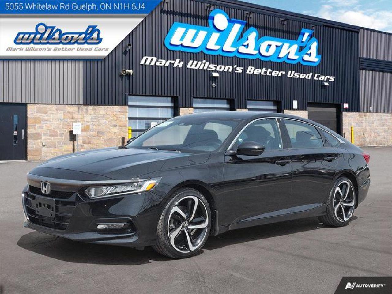 Used 2019 Honda Accord Sedan Sport | 6-Speed Manual | Sunroof | Adaptive Cruise | Power Seat | Heated Seats | New Tires | for sale in Guelph, ON