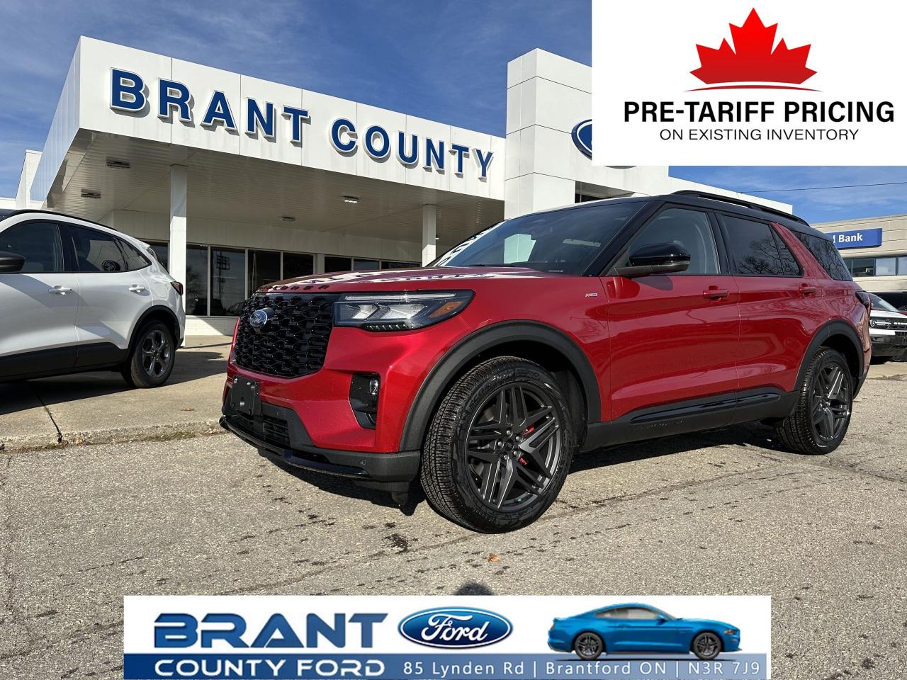 New 2025 Ford Explorer ST-Line for sale in Brantford, ON