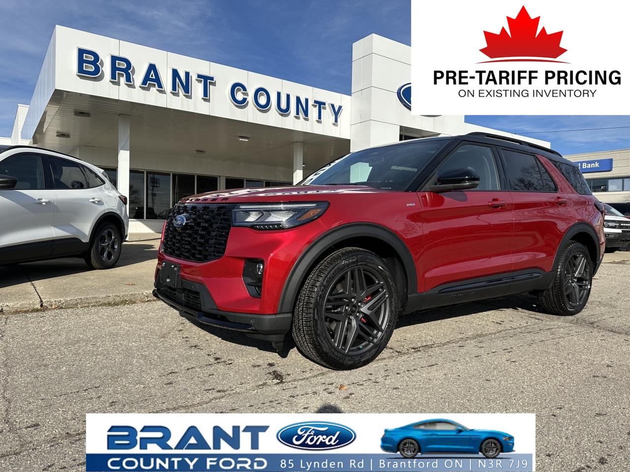 New 2025 Ford Explorer ST-Line for sale in Brantford, ON