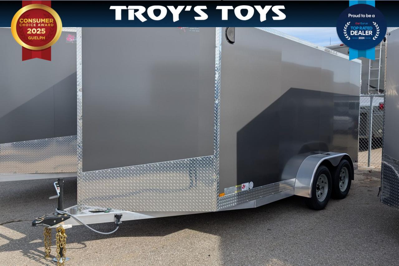 2025 Canadian Trailer Company 7x14 V Nose Cargo Trailer Aluminum Tandem Axle