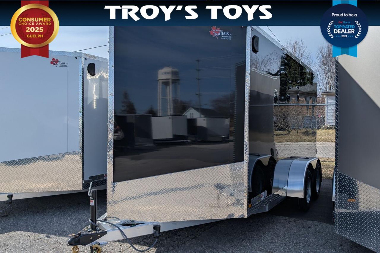 2025 Canadian Trailer Company 7x14 V Nose Cargo Trailer Aluminum Tandem Axle