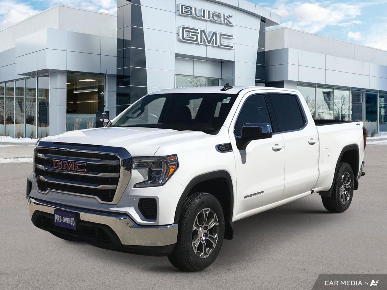 Trailering Package | Suspension Package | Heated Seats | Heated Steering Wheel | Remote Vehicle Start | HD Rear Vision Camera |
Experience rugged power and refined comfort with this 2021 GMC Sierra 1500 SLE. With only 50,871 km on the odometer, this truck is ready for your next adventure.

- 5.3L V8 engine paired with 4WD capability
- Crew cab configuration with seating for 5
- StabiliTrak stability control system
- Leather-wrapped steering wheel with audio controls
- Deep-tinted glass for enhanced privacy

Dont miss out on this exceptional pre-owned Sierra. Visit Birchwood Chevrolet Buick GMC today to schedule a test drive or start your purchase process online. Our team is ready to answer any questions and help you experience the perfect blend of capability and comfort. Your next great truck awaits!
All of our quality pre-owned vehicles are delivered with the following:
· a Birchwood Certified Inspection
· a full tank of fuel
· Full service records (if available)
· a CARFAX report
Click, call (204) 837-5811, or visit Birchwood Chevrolet Buick GMC at the Birchwood Auto Park, 3965 Portage Avenue West at the Perimeter.

Purchase the vehicle you want, the way you want! Just click Start Your Purchase today to customize your price, reserve a vehicle, receive a vehicle trade-in value, and complete as much of your purchase as you like from the comfort of your home.

Our Pre-Owned Supercenter has a wide variety of vehicles to choose from. See a great selection of high-quality, carefully reconditioned cars, trucks, and SUVs. Find the perfect fit for your needs, your family, and your budget! Your Experience is Everything.

Special Financing Available! Price does not include taxes. Dealer Permit #4240.
Dealer permit #4240