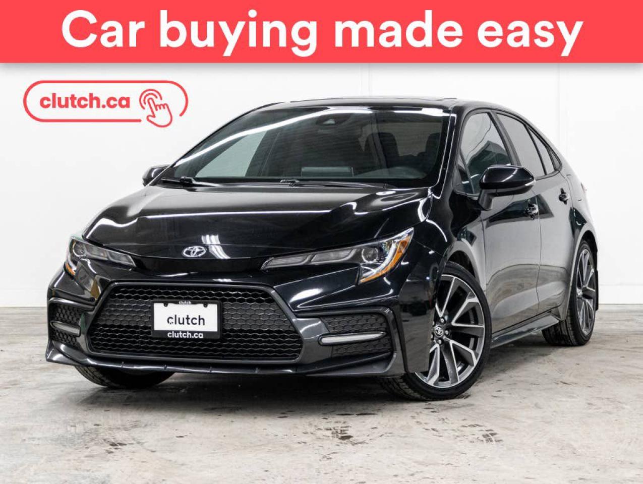 Used 2021 Toyota Corolla SE w/ Upgrade Pkg w/ Apple CarPlay & Android Auto, Wireless Charging, Power Moonroof for sale in Toronto, ON