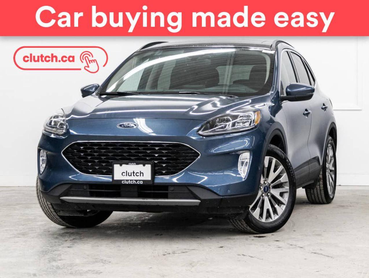 Used 2020 Ford Escape Titanium Hybrid AWD w/ Front Heated Seats, Rearview Cam, Dual Zone A/C for sale in Toronto, ON