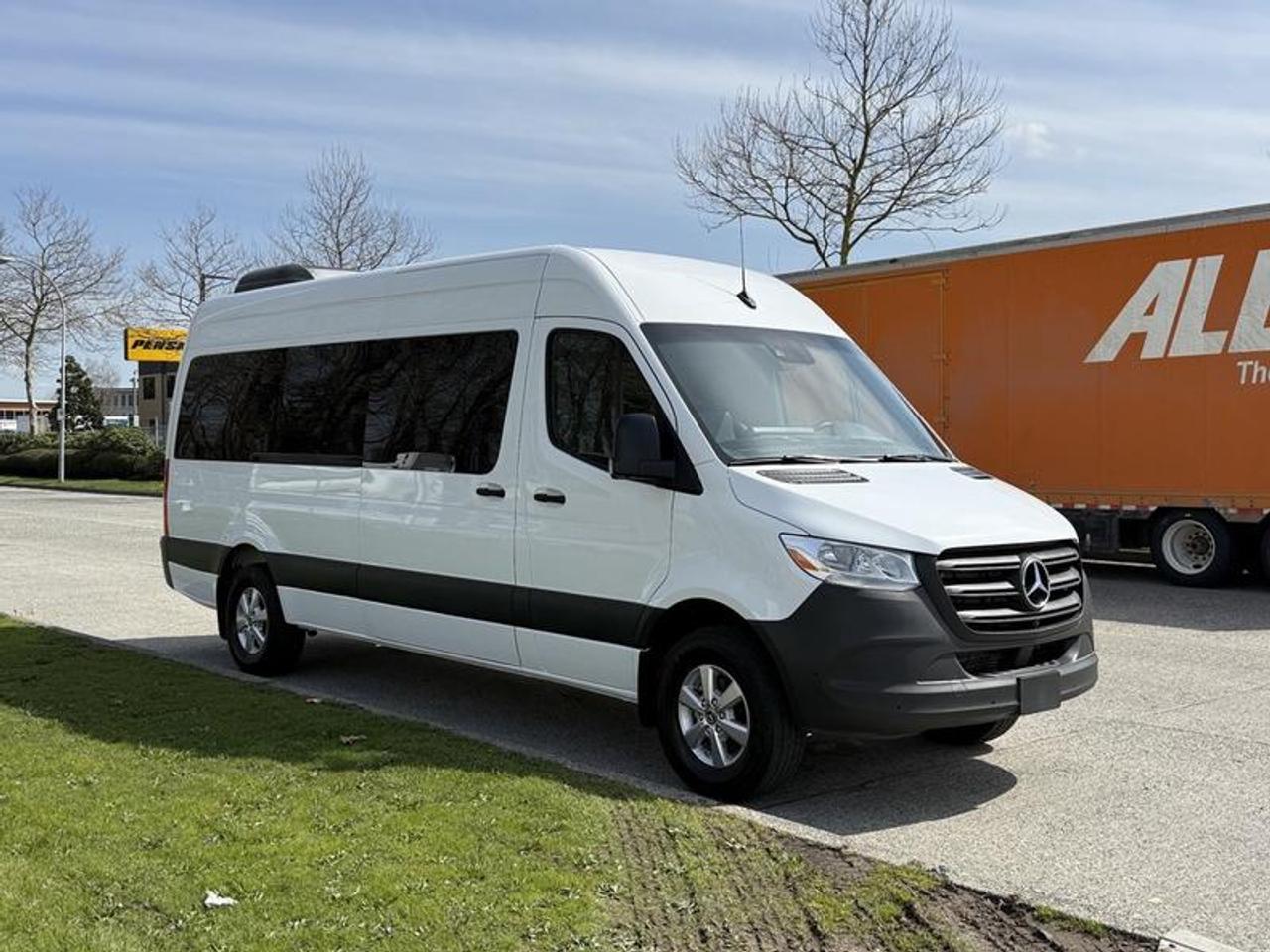 2023 Mercedes-Benz Sprinter High Roof 2500 Luxury 12 Passenger Van, Heated Seats, Memory Seats, 360 Camera, Powered Door, Rear AC, Navigation, Digital Dash, and Powered Front Seats, Gasoline Engine.  $71,830.00 plus $375 processing fee, $72,205.00 total payment obligation before taxes.   Listing report, warranty, contract commitment cancellation fee, financing available on approved credit (some limitations and exceptions may apply). All above specifications and information is considered to be accurate but is not guaranteed and no opinion or advice is given as to whether this item should be purchased. We do not allow test drives due to theft, fraud, acts of vandalism and undetectable impaired driving. Instead we provide the following benefits: Complimentary Warranty (with options to extend), Limited Money Back Satisfaction Guarantee on Fully Completed Contracts, Contract Commitment Cancellation, and an Open-Ended Sell-Back Option. Ask seller for details or call 604-522-REPO(7376) to confirm listing availability.