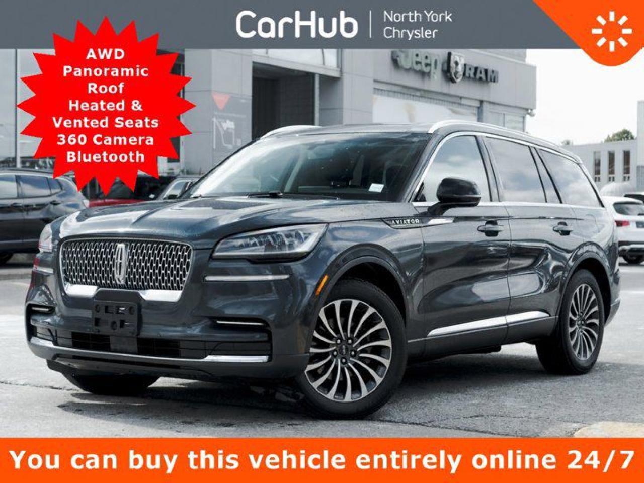 Used 2022 Lincoln Aviator Reserve AWD Panoroof Heated Vented Seats 360 Cam Bluetooth for sale in Thornhill, ON