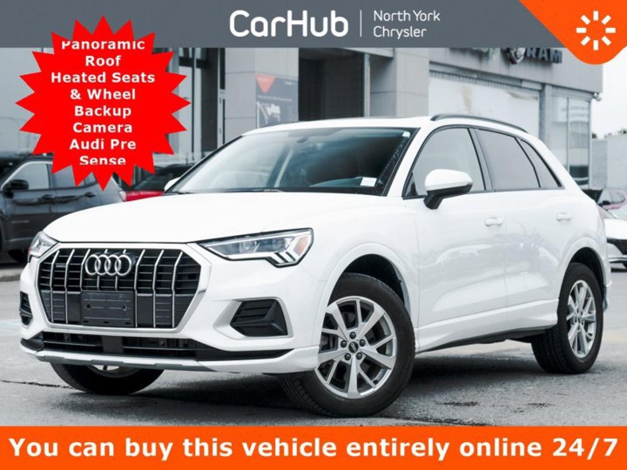 Used 2022 Audi Q3 Komfort AWD Panoroof Heated Seats & Wheel Backup Cam Audi Pre Sense for sale in Thornhill, ON
