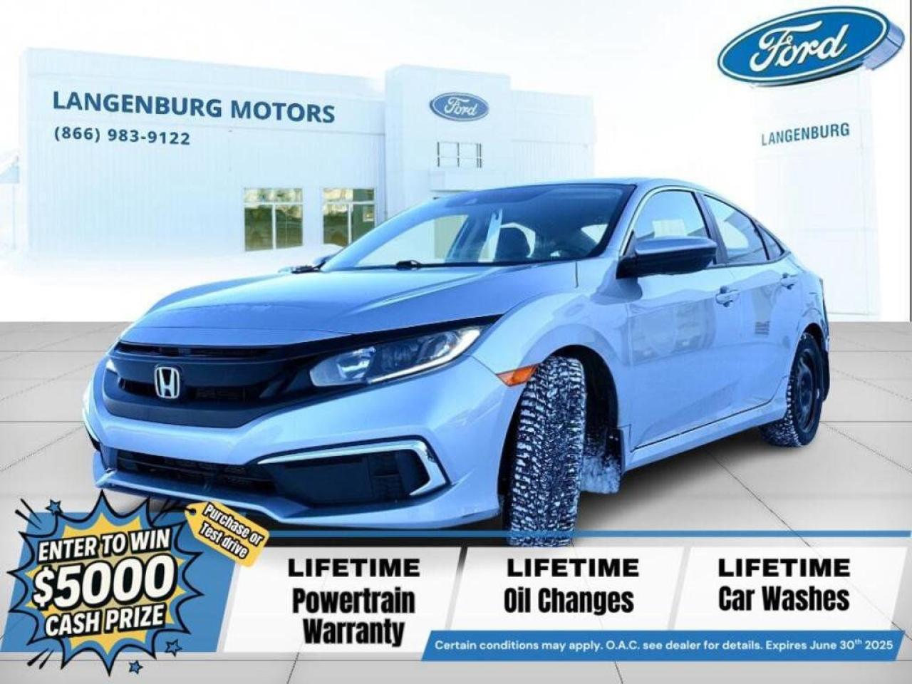 Used 2019 Honda Civiclx LX for sale in Langenburg, SK