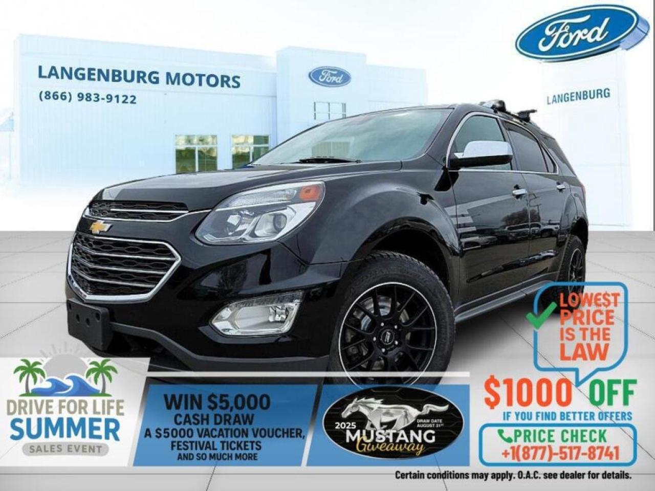 Used 2017 Chevrolet Equinox AWD 4dr Premier w-1LZ for sale in Langenburg, SK