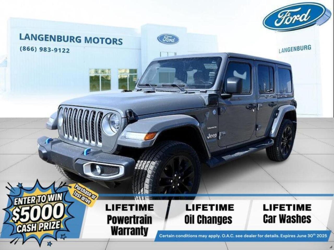Used 2022 Jeep Wrangler Unlimited Sahara 4xe Unlimited Sahara for sale in Langenburg, SK