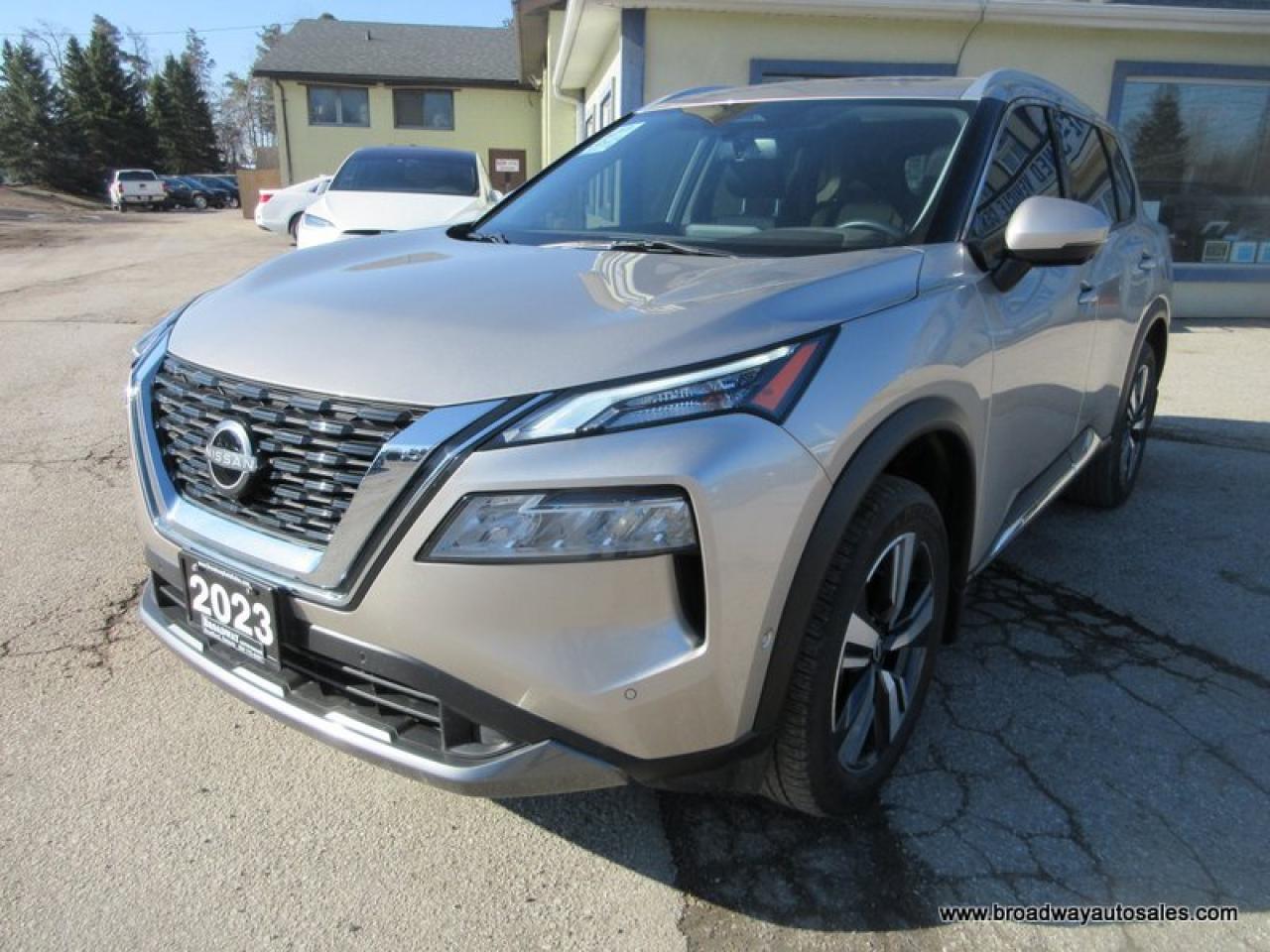 Used 2023 Nissan Rogue ALL-WHEEL DRIVE SL-VERSION 5 PASSENGER 2.5L - DOHC.. NAVIGATION.. PANORAMIC SUNROOF.. LEATHER.. HEATED SEATS & WHEEL.. POWER TAILGATE.. for sale in Bradford, ON
