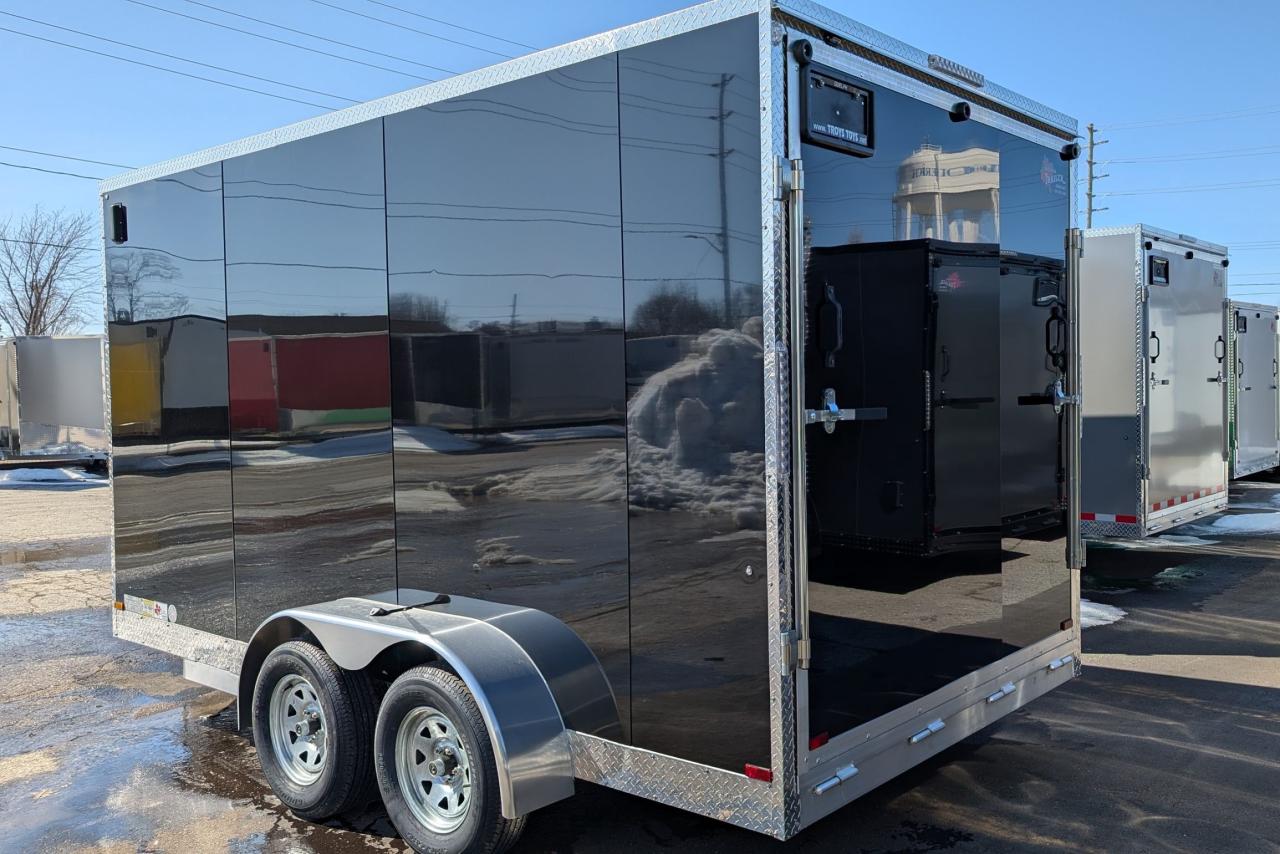 2025 Canadian Trailer Company 7x14 V Nose Cargo Trailer Aluminum Tandem Axle