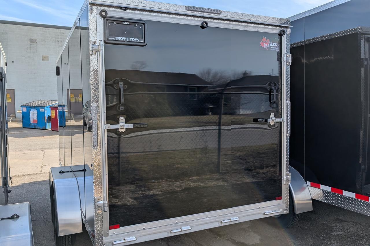 2025 Canadian Trailer Company 7x14 V Nose Cargo Trailer Aluminum Tandem Axle Photo9