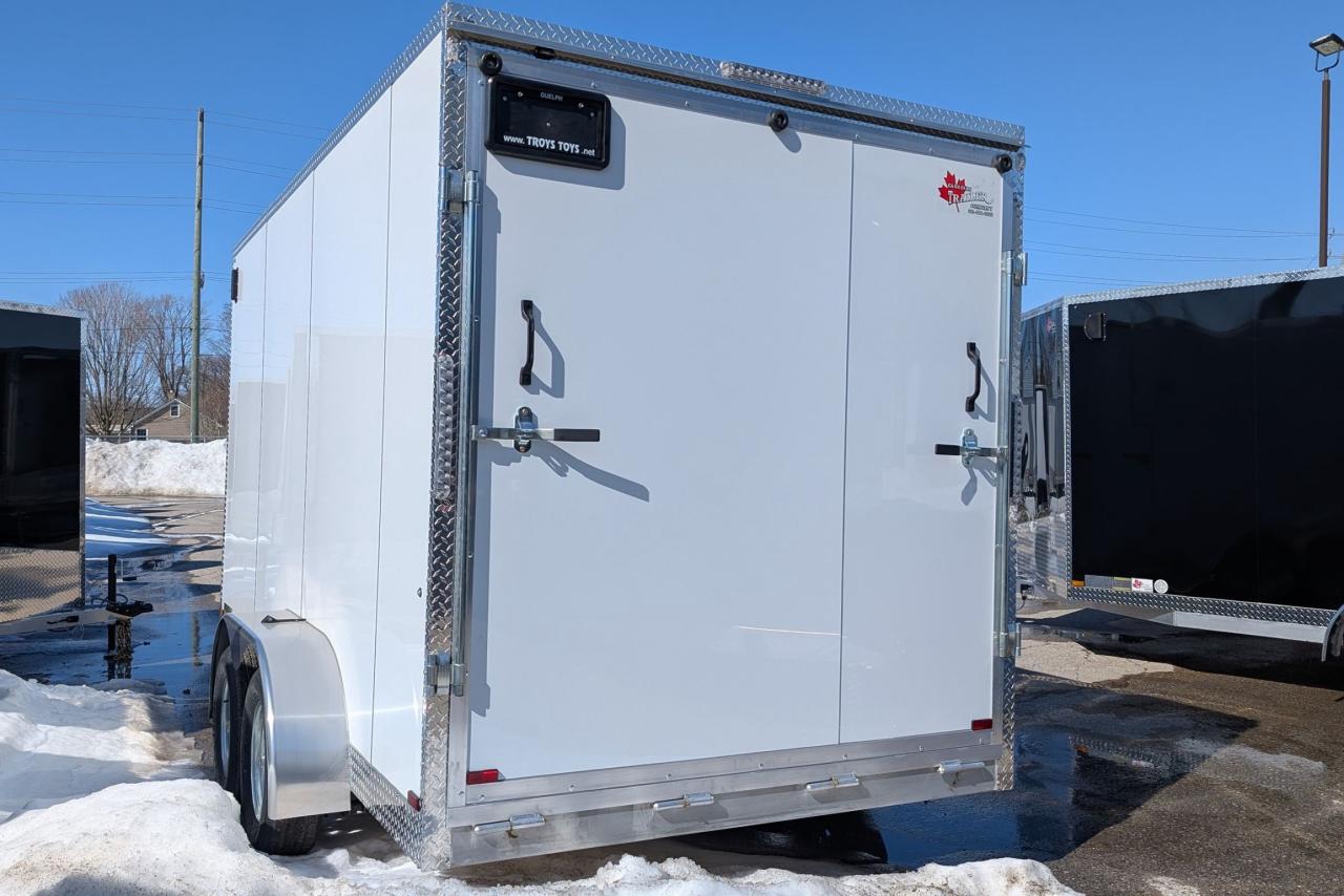 2025 Canadian Trailer Company 7x14 V Nose Cargo Trailer Aluminum Tandem Axle
