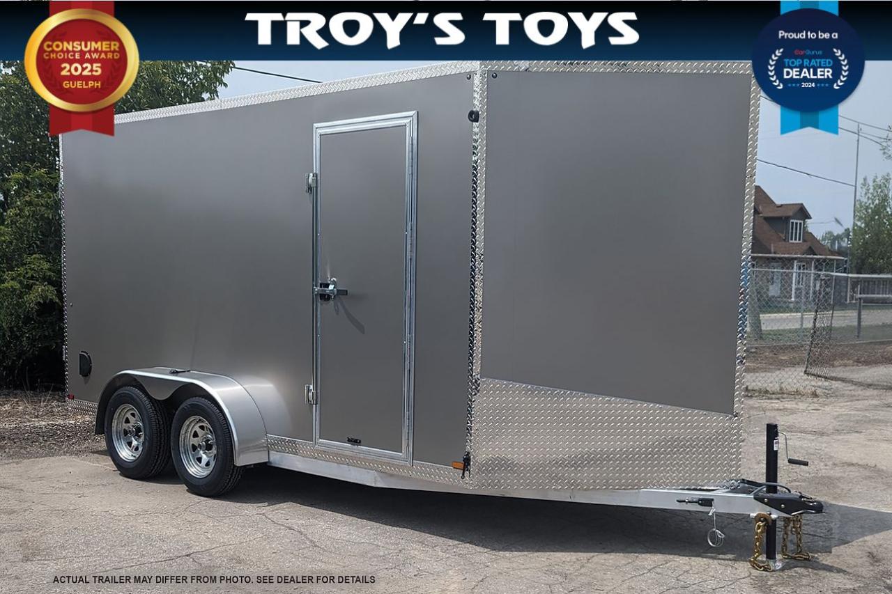 2025 Canadian Trailer Company 7x14 V Nose Cargo Trailer Aluminum Tandem Axle