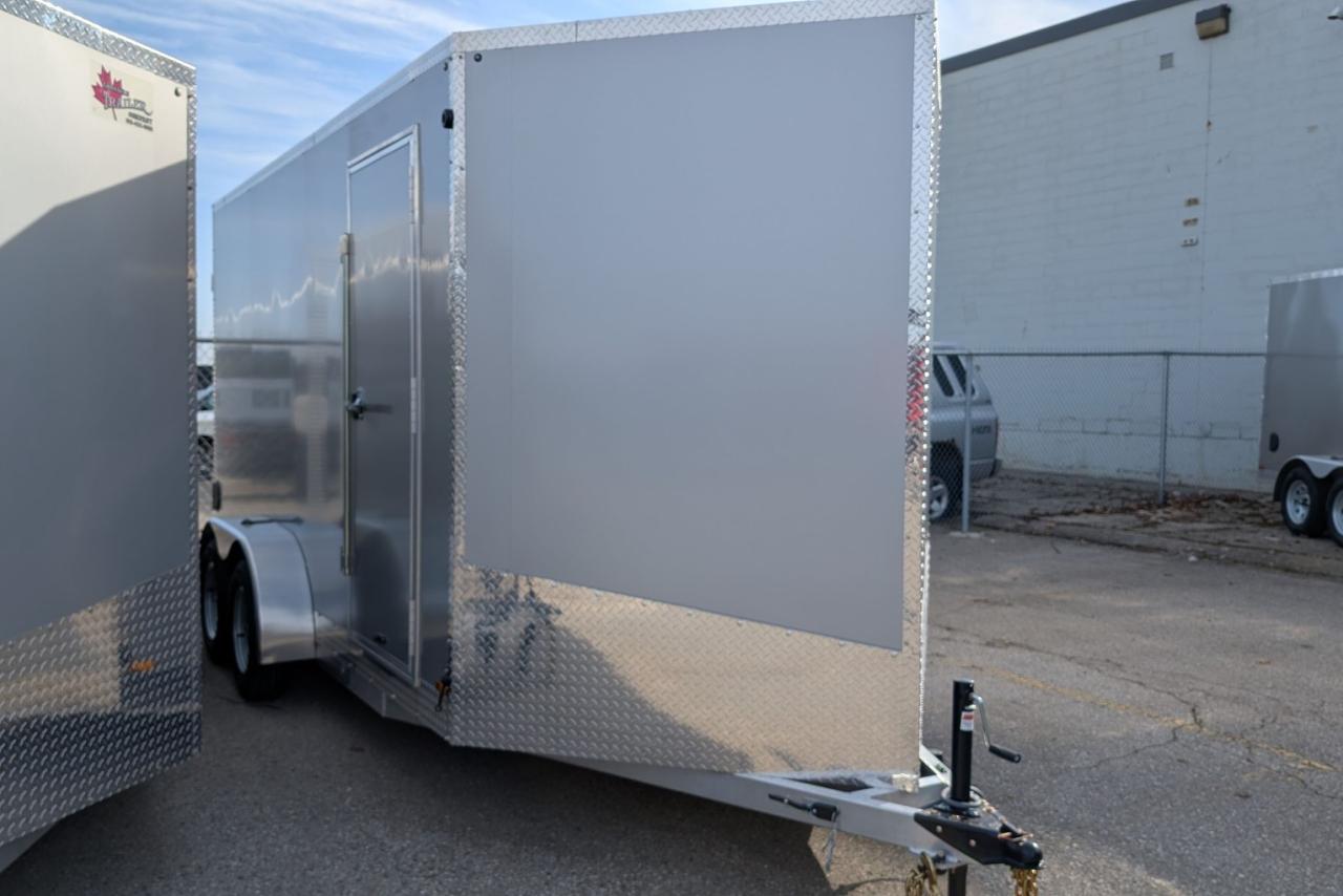 2025 Canadian Trailer Company 7x14 V Nose Cargo Trailer Aluminum Tandem Axle