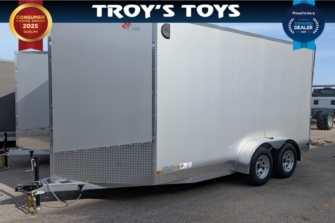 2025 Canadian Trailer Company 7x14 V Nose Cargo Trailer Aluminum Tandem Axle