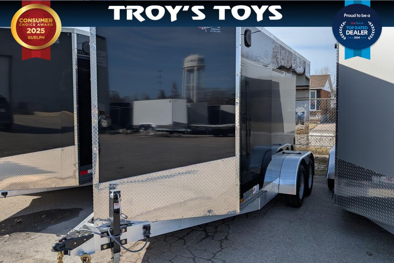 2025 Canadian Trailer Company 7x14 V Nose Cargo Trailer Aluminum Tandem Axle