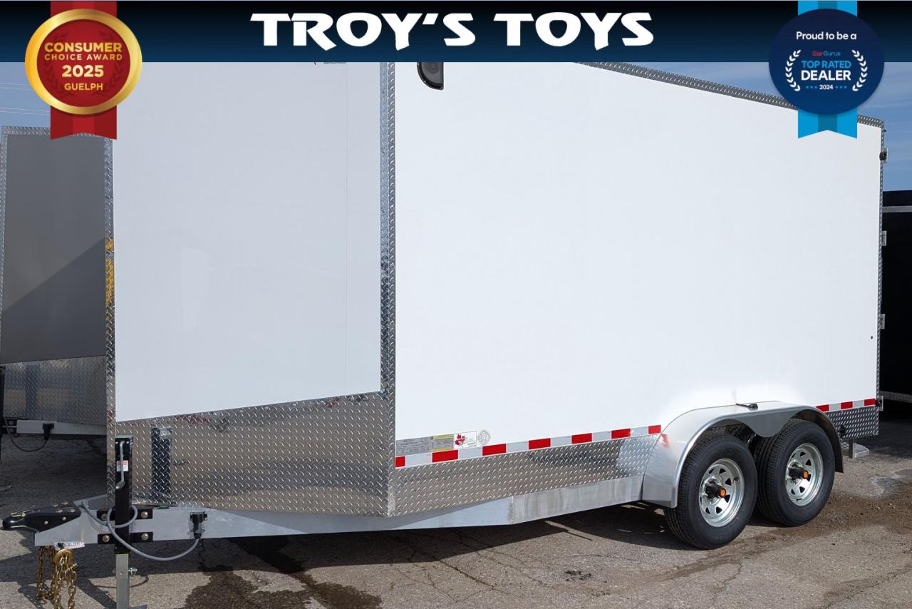 2025 Canadian Trailer Company 7x14 V Nose Cargo Trailer Aluminum Tandem Axle