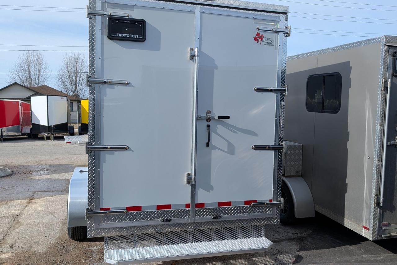 2025 Canadian Trailer Company 7x14 V Nose Cargo Trailer Aluminum Tandem Axle