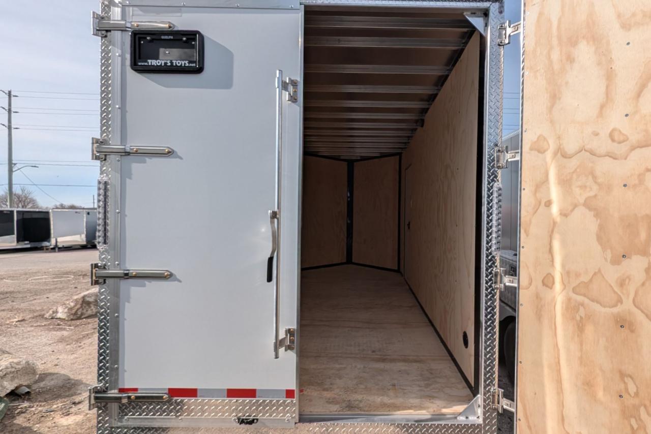2025 Canadian Trailer Company 7x14 V Nose Cargo Trailer Aluminum Tandem Axle