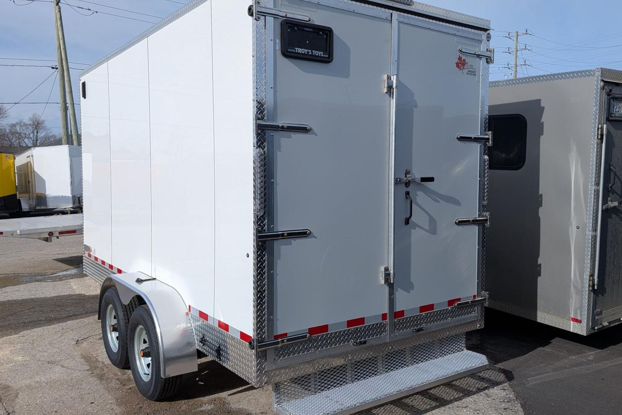2025 Canadian Trailer Company 7x14 V Nose Cargo Trailer Aluminum Tandem Axle