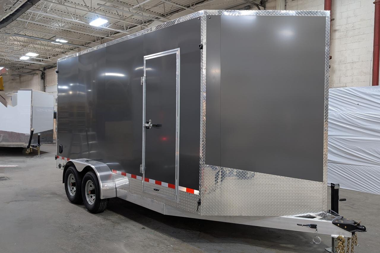 2025 Canadian Trailer Company 7x16 V-Nose Cargo Trailer Aluminum Tandem Axle