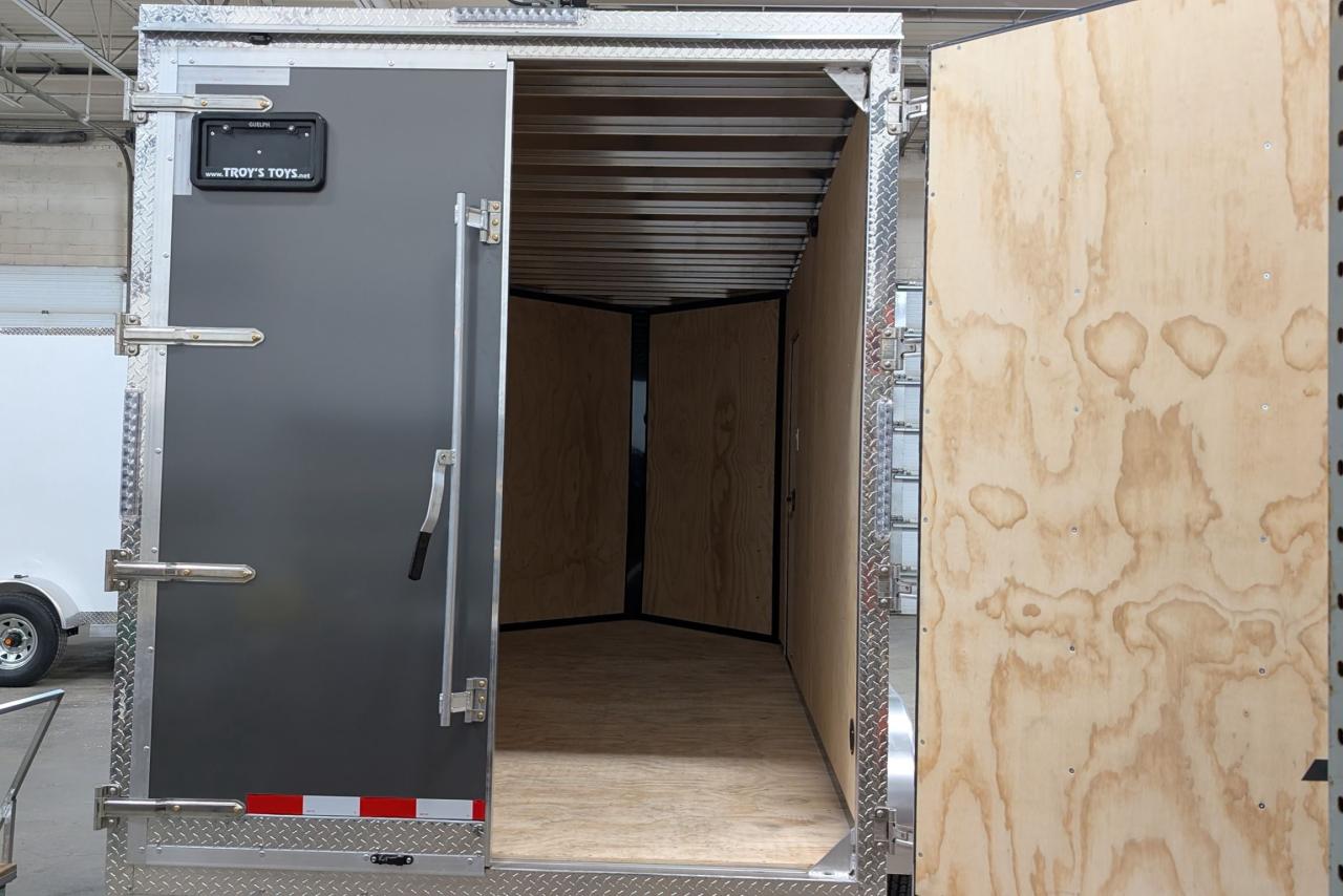 2025 Canadian Trailer Company 7x14 V Nose Cargo Trailer Aluminum Tandem Axle