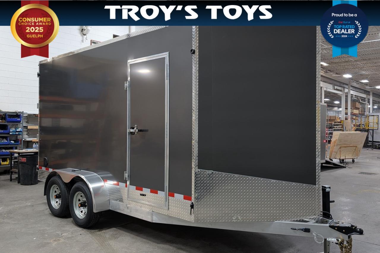 2025 Canadian Trailer Company 7x14 V Nose Cargo Trailer Aluminum Tandem Axle