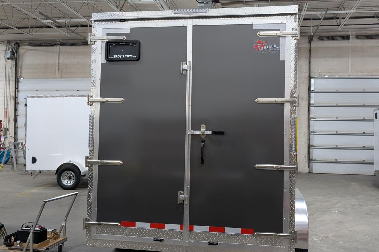 2025 Canadian Trailer Company 7x14 V Nose Cargo Trailer Aluminum Tandem Axle
