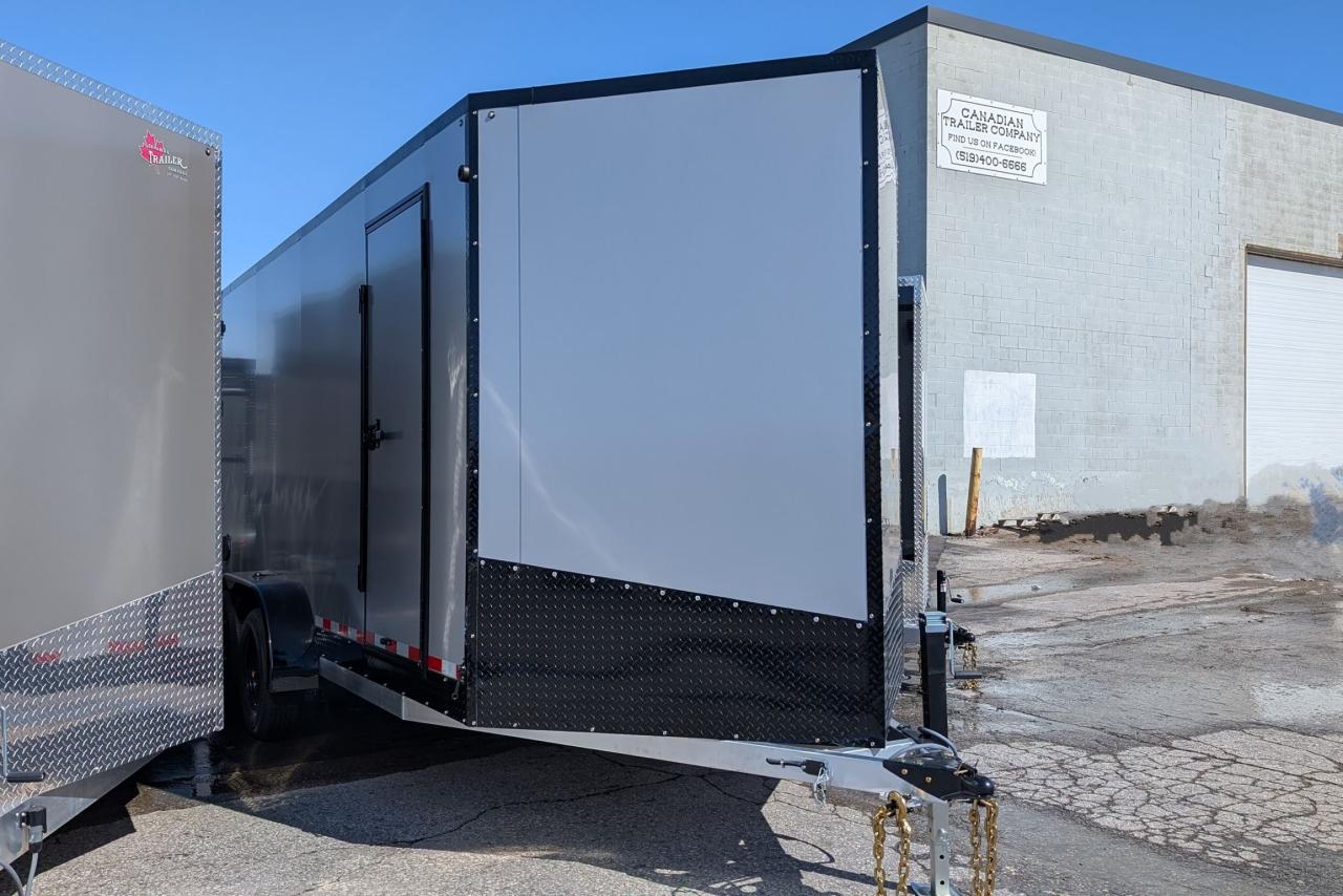2025 Canadian Trailer Company 7x16 V-Nose Cargo Trailer Aluminum Tandem Axle
