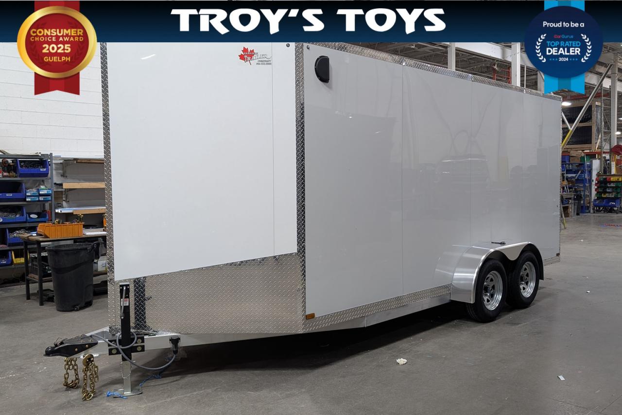 2025 Canadian Trailer Company 7x16 V-Nose Cargo Trailer Aluminum Tandem Axle