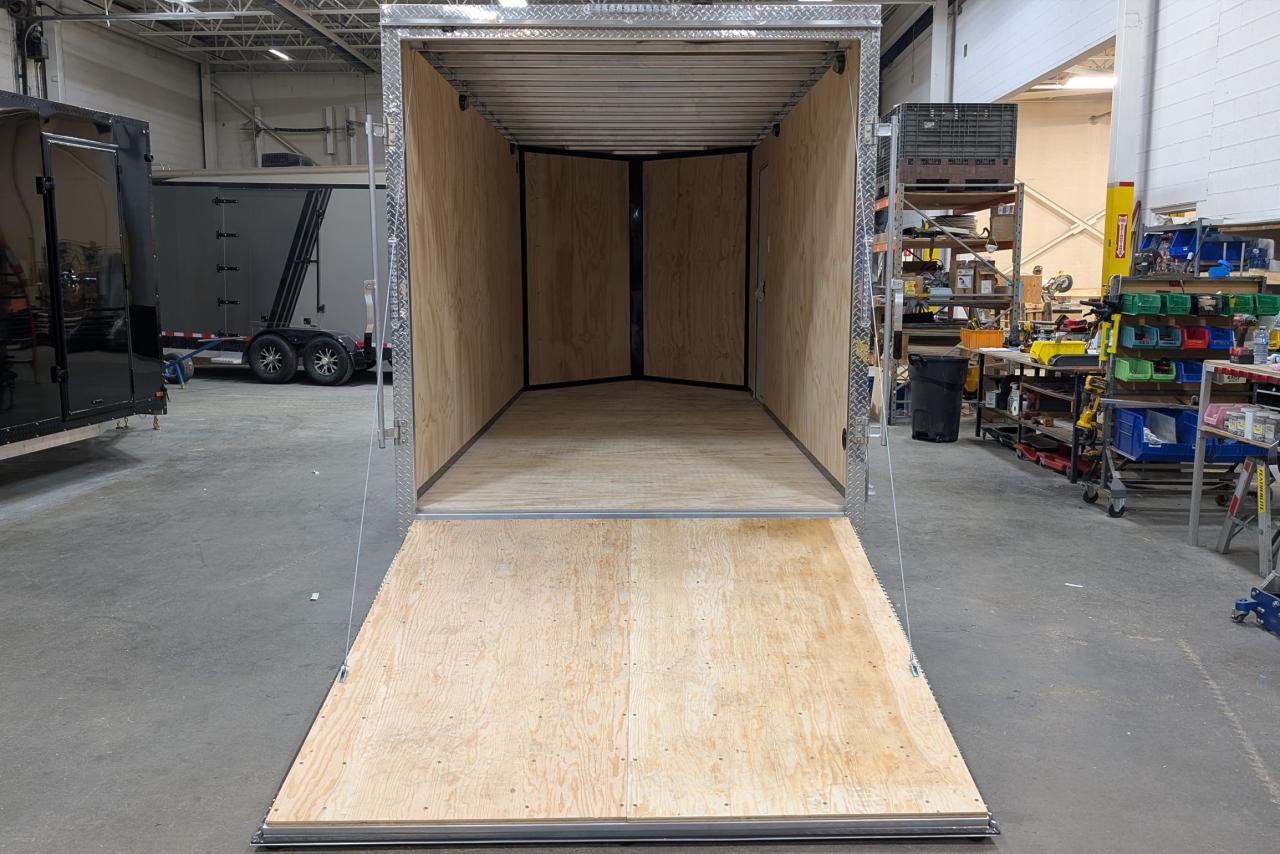 2025 Canadian Trailer Company 7x16 V-Nose Cargo Trailer Aluminum Tandem Axle