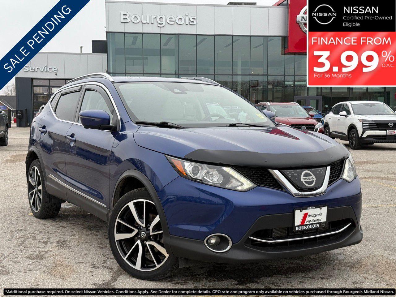 Used 2018 Nissan Qashqai AWD SL CVT for sale in Midland, ON