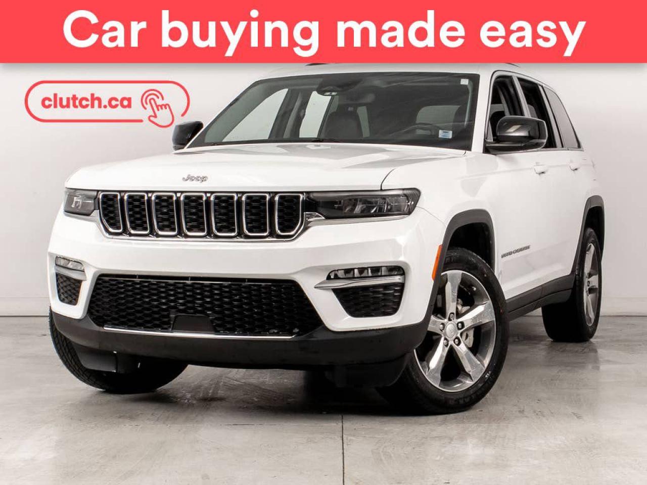 Used 2022 Jeep Grand Cherokee Limited 4x4 w/ Sunroof, Leather, Nav for sale in Bedford, NS