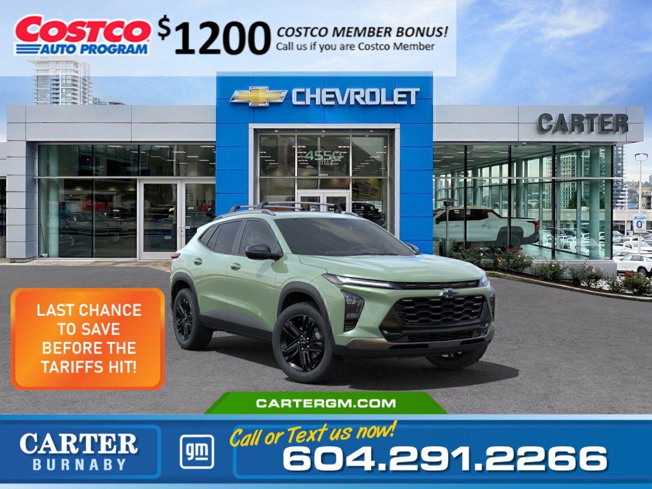 New 2025 Chevrolet Trax FWD | Beat the Tariffs — Lock In Your Price Now! for sale in Burnaby, BC