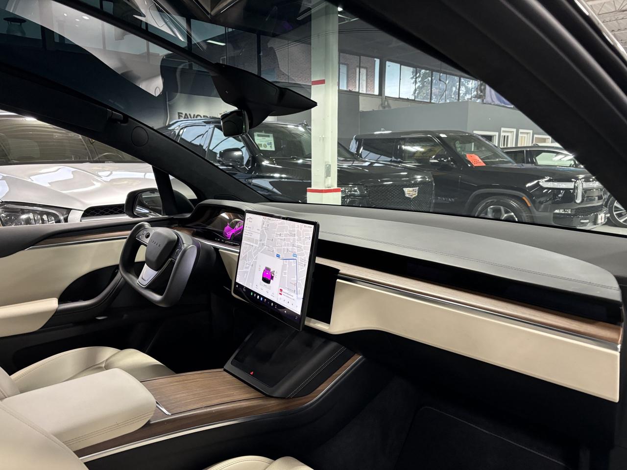 2023 Tesla Model X AWD|FULLSELFDRIVING|FALCONDOORS|INSANEMODE|CREAM|+ - Photo #19