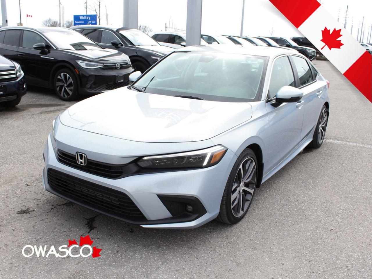 Used 2022 Honda Civic Sedan 1.5L Touring! Sunroof! Clean CarFax! for sale in Whitby, ON