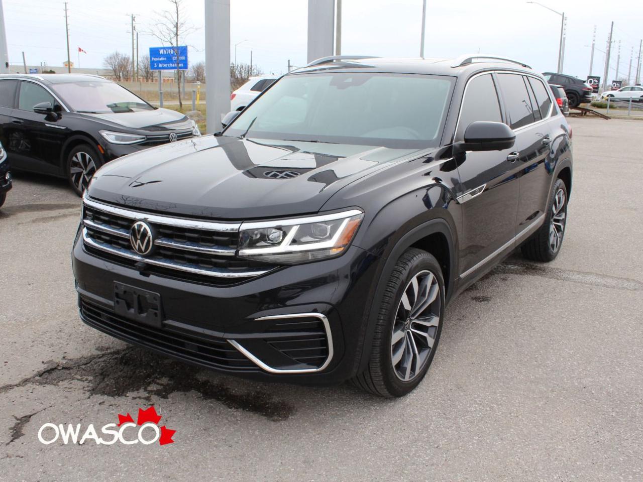Used 2022 Volkswagen Atlas 3,6L Execline! Leather! Sunroof! Clean CarFax! for sale in Whitby, ON