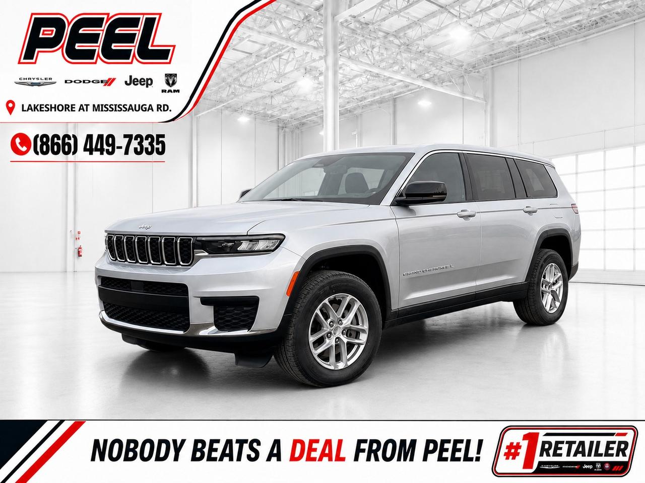 2024 Jeep Grand Cherokee L Laredo 4X4 | SUNROOF | TOW PKG | 7 PASSENGER Photo