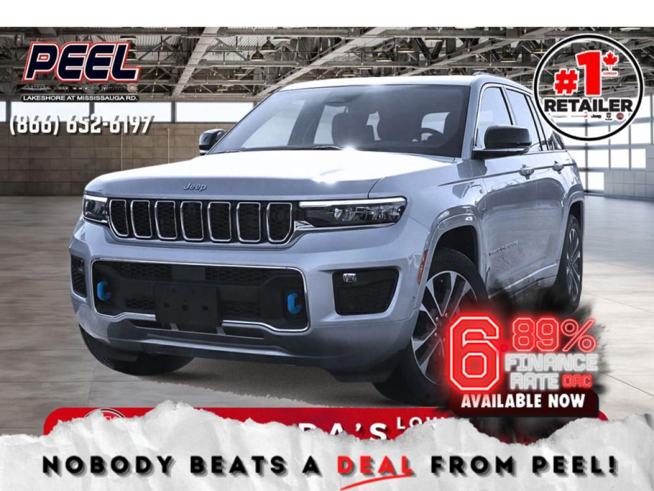 Used 2023 Jeep Grand Cherokee 4xe Overland | Vented Leather | Panoroof | DEMO/SAVE for sale in Mississauga, ON
