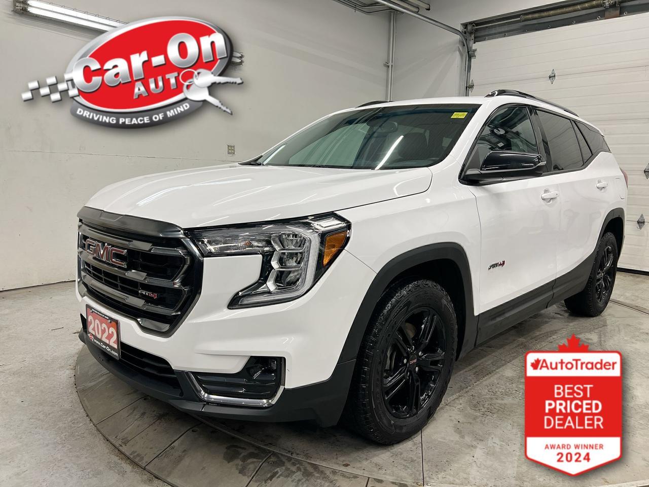 LOADED AT4 ALL-WHEEL DRIVE!! Heated leather seats & steering, remote start, blind spot monitor, rear cross-traffic alert, pre-collision system, lane change alert, backup camera, 17-inch black alloys, Android Auto/ Apple CarPlay, dual-zone climate control, automatic headlights w/ auto highbeams, keyless entry w/ push start, power group, full power group incl. power driver & passenger seats w/ driver memory, tow hitch, drive mode selector, cruise control and Bluetooth!!