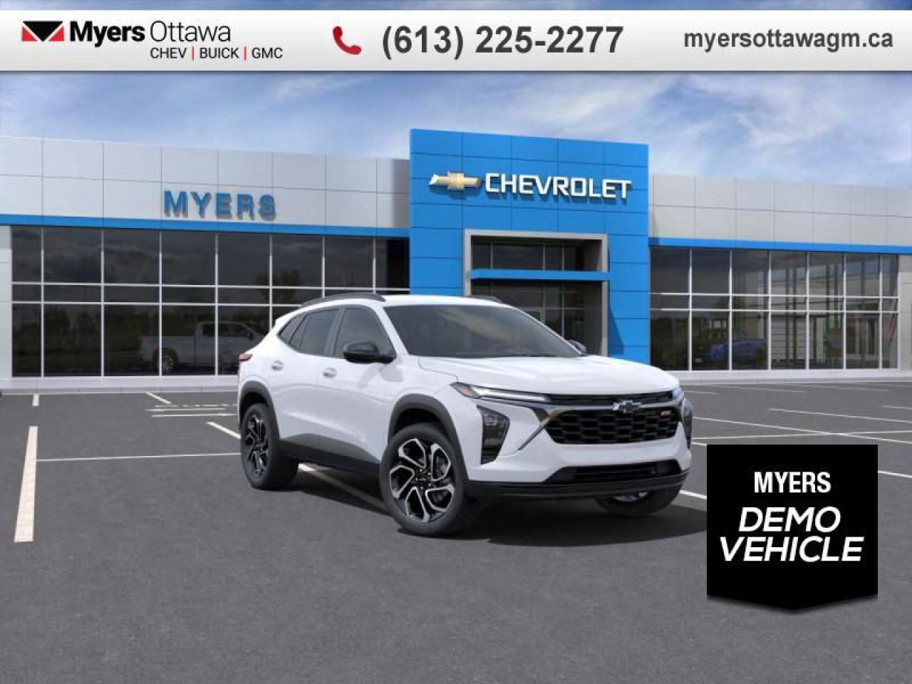 Used 2025 Chevrolet Trax 2RS  2RS, WHITE ON BLACK, 24 MONTH LEASE SPECIAL for sale in Ottawa, ON