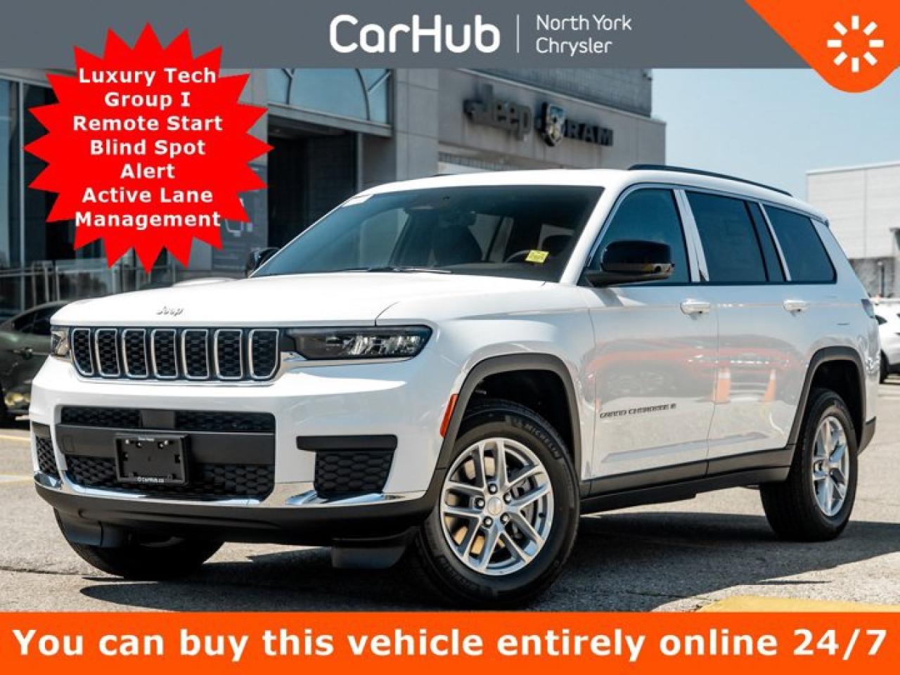 New 2025 Jeep Grand Cherokee L Laredo Luxury Tech Group I Remote Start Blind Spot Alert Active Lane Management for sale in Thornhill, ON